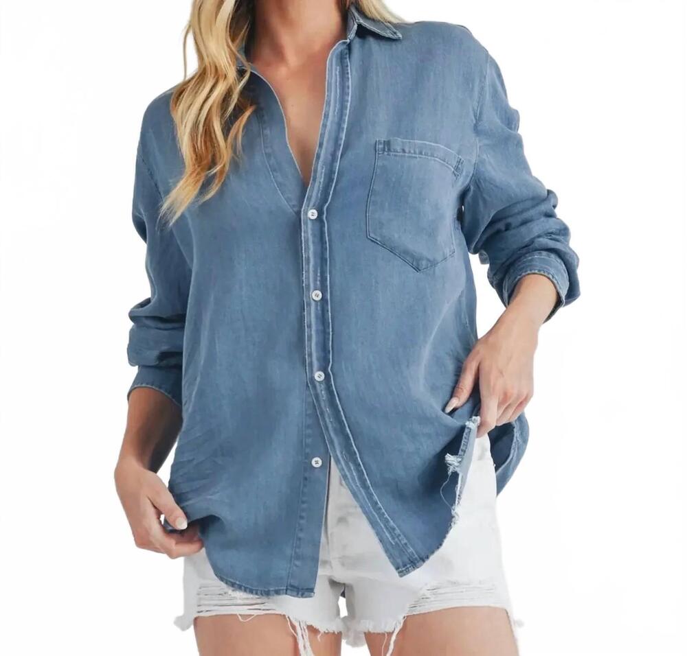 NEW AEMI + CO bonnie top in blue